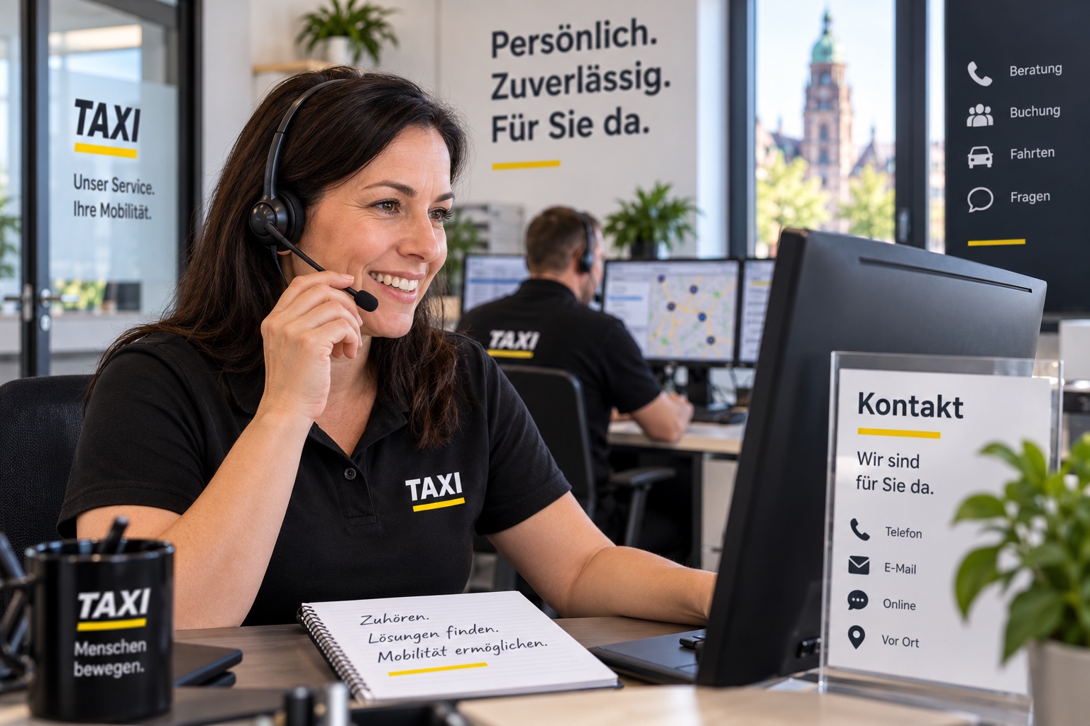 Freundliche telefonische Beratung bei Taxi Chemnitz